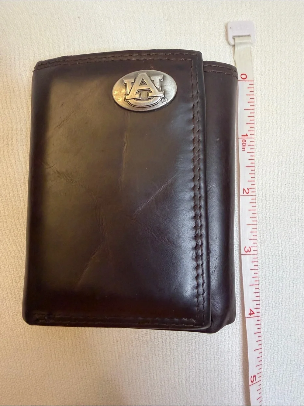 Zep-Pro Auburn Tigers Genuine Leather Trifold Wallet Gameday Southwestern Boho